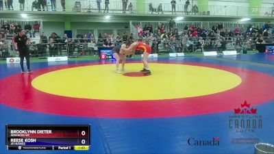 61kg Semifinal - Brooklynn Dieter, Advanced WC vs Reese Kosh, Jr Huskies