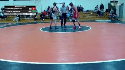 165 JV Champ. Round 1 - Christopher Lopez, Shawnee Heights vs Graden Stefek, Rock Creek