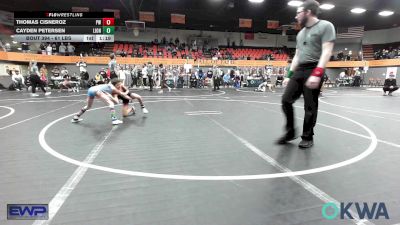 61 lbs Final - Thomas Cisneroz, Powerhouse Wrestling vs Cayden Petersen, Lions Wrestling Academy