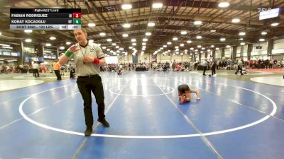 120 lbs Round Of 128 - Fabian Rodriguez, IN vs Koray Kocaoglu, NY