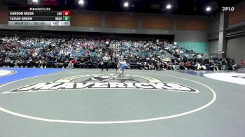 126 lbs Round Of 64 - Carson Miles, Liberty vs Taitan Green, McQueen