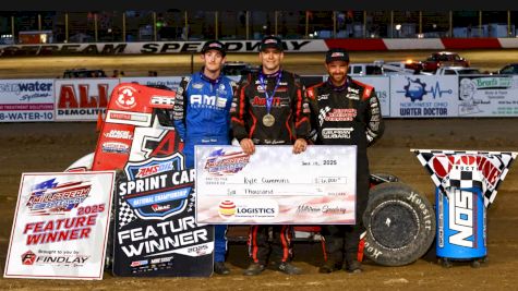 USAC National Sprint Car Results: Millstream Speedway