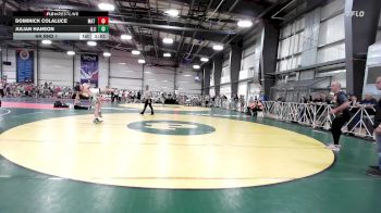 112 lbs Rr Rnd 1 - Dominick Colaluce, Mat Warriors Blue vs Julian Hanson, Illinois Menace