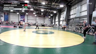 112 lbs Rr Rnd 1 - Dominick Colaluce, Mat Warriors Blue vs Julian Hanson, Illinois Menace