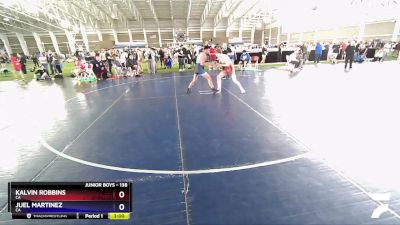 138 lbs Cons. Round 3 - Kalvin Robbins, CA vs Juel Martinez, CA