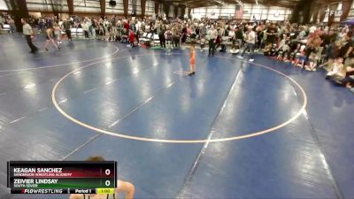 49 lbs Semifinal - Keagan Sanchez, Sanderson Wrestling Academy vs Zeivier Lindsay, South Sevier