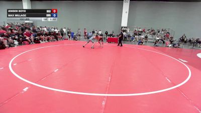 132 lbs Jensen Boyd, Team Indiana Gold vs Max Millage, Iowa