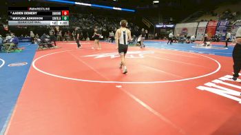 113 Class 1 lbs Quarterfinal - Aaden Demery, Diamond vs Waylon Adkisson, Centralia