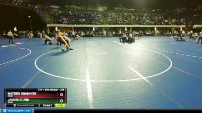 275 lbs Round 1 - Hayden Shannon, Iowa vs Jayden Dunn, Iowa