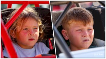 Audrey And Owen Larson Begin Sibling Rivalry At The Dirt Track At IMS