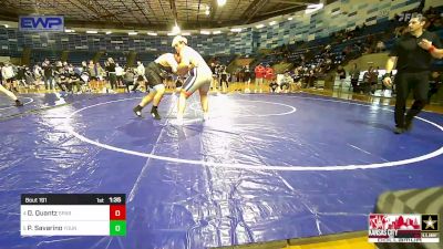 285 lbs Rr Rnd 1 - Devin Quantz, Spartan Mat Club vs Peter Savarino, Young Guns Nashville Wrestling