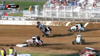 Zach Daum Rolls Violently In BC39 Opening Heat Race