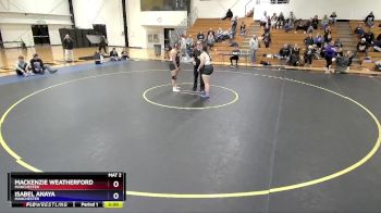 207 lbs Round 3 - Isabel Anaya, Manchester vs Mackenzie Weatherford, Manchester