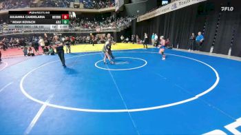 5A 100 lbs Champ. Round 1 - Noah Kovach, Azle vs Julianna Candelaria, Beaumont West Brook