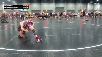 109 lbs Round 5 (8 Team) - Gage Wright, GA United Red vs Kannon Chambers, The Factory
