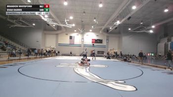 157 lbs Quarters & 1st Wb (16 Team) - Evan Harris, Carrollton vs Brandon Whiteford, Walton