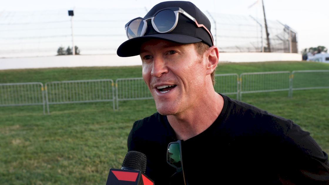 Scott Dixon Taking In BC39 At The Dirt Track At IMS