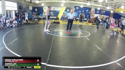 165 lbs Round 2 (8 Team) - Jovan Vukajlovic, Altamonte WC vs Kainoa Lau, Glynn Academy