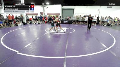 120 lbs Wyatt Wolf, Wisconsin vs Ethan Escobar, California