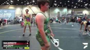 170 lbs Round 4 (6 Team) - Gavin Brown, Ragin Raisins WC vs Isaac Barrientos, Untouchables Purple