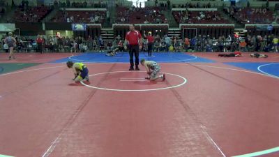 70 lbs 5th Place Match - Jhett Brown, Miles City Wrestling Club vs Stuart Maness, Dillon Wrestling Club