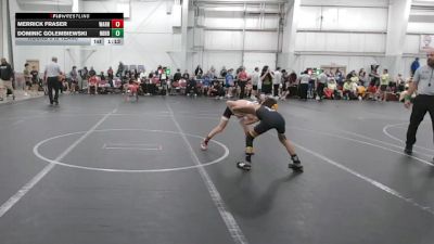 72 lbs Round 5 (8 Team) - Merrick Fraser, Warhawks vs Dominic Golembiewski, Neighborhood Wrestling
