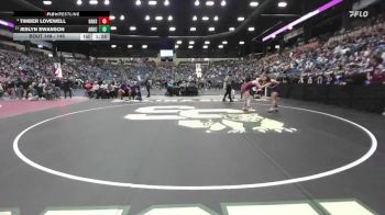 145 lbs Quarterfinal - Timber Lovewell, Hays Hs vs Jeslyn Swanson, Arkansas City Hs