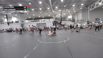 157 lbs Finals (8 Team) - Colton Quinn, Terps Xtreme vs Riley Storozuk, Este Built Prime
