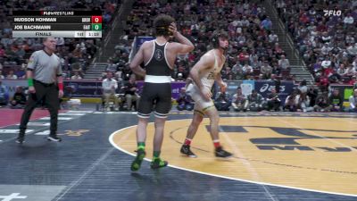 152 lbs Final - Hudson Hohman, Grove City vs Joe Bachmann, Faith Christian
