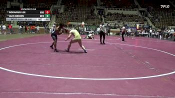6A 190 lbs Champ. Round 2 - Rodarius Lee, Northridge High School vs Jack Brown, Wetumpka