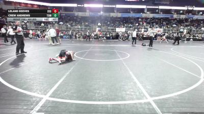 49 lbs Semifinal - Leland Reeves, Steel Valley Renegades WC vs Crew Andrews, Team Tulsa WC