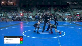 70 lbs Quarterfinal - Jack Cranford, Brushy WC vs Colton Bell, CFWA