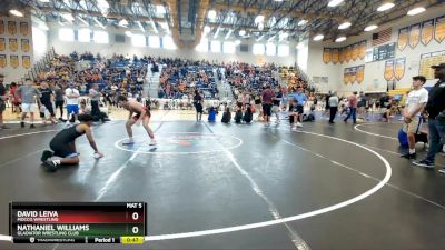 126 lbs Cons. Semi - Nathaniel Williams, Gladiator Wrestling Club vs David Leiva, Mocco Wrestling