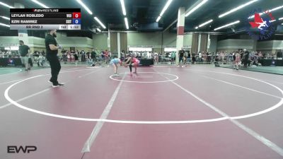 90 lbs Rr Rnd 2 - Leylah Robledo, Vici Wrestling Club vs Ezri Ramirez, Sisters On The Mat