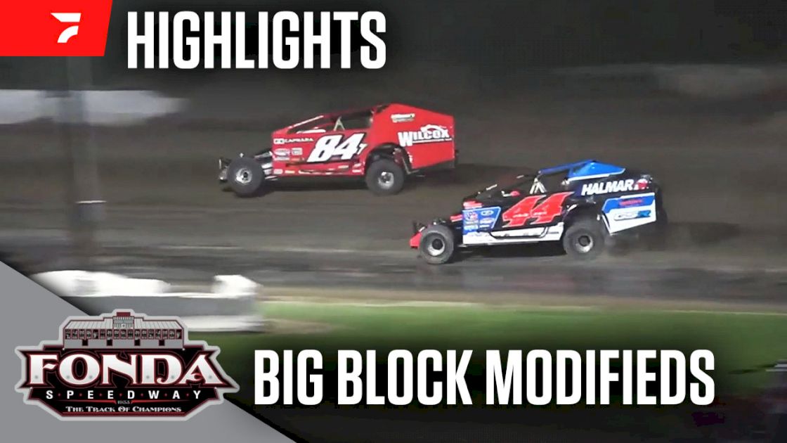 Highlights: Big Block Modifieds Photo Finish at Fonda
