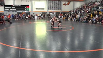 60 lbs Quarterfinal - Amos Bohlken, DC Elite vs James `jj` Orr, DC Elite