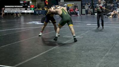 285 lbs Consi Of 16 #2 - Remington Peterson, Northern Colorado vs Andrew Blackburn-Forst, North Dakota State