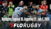 Argentina vs. England Rugby Highlights | July 5, 2025