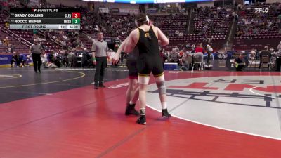 172 lbs First Round - Brady Collins, Clearfield vs Rocco Reifer, Moshannon Valley