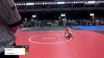 130 lbs Quarterfinal - Jake Jampolsky, Thorobred WC vs Wyatt Bartel, Durango WC