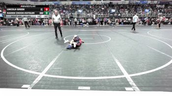 64 lbs Round Of 16 - Lincoln Green, St. Joe Metro vs Raiden Crook-Hutsler, Unaffiliated