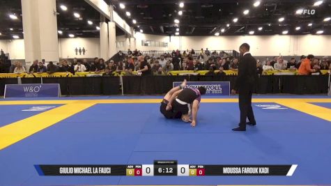 Giulio Michael La Fauci vs Moussa Farouk Kadi 2025 World IBJJF Jiu-Jitsu No-Gi Championship