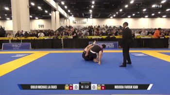 Giulio Michael La Fauci vs Moussa Farouk Kadi 2025 World IBJJF Jiu-Jitsu No-Gi Championship