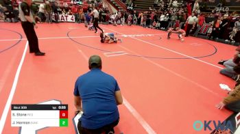 55 lbs Semifinal - Slade Stone, Piedmont vs Jaycie Harmon, Duncan Demon Wrestling