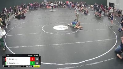 70 lbs Round 2 (4 Team) - Sophia Seguin, Summerville vs Finn Annan, Legacy Elite