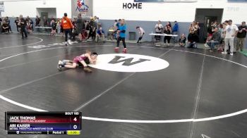 78 lbs Quarterfinal - Jack Thomas, Pioneer Grappling Academy vs Ari Kaiser, Bethel Freestyle Wrestling Club