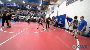 55 lbs Quarterfinal - Price Williams, Vinita Kids Wrestling vs Collin Houston, Grove Takedown Club