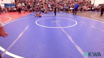 70 lbs Rr Rnd 2 - Ryker Roedenbeck, Tahlequah Wrestling Club vs Reilas Sanchez, Locust Grove Youth Wrestling