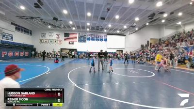 56 lbs Cons. Round 2 - Hudson Garland, Touch Of Gold WC vs Reiner Moon, Douglas WC