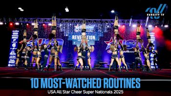Look Back On The 10 Most-Watched Routines from USA All Star Cheer Super Nationals 2025